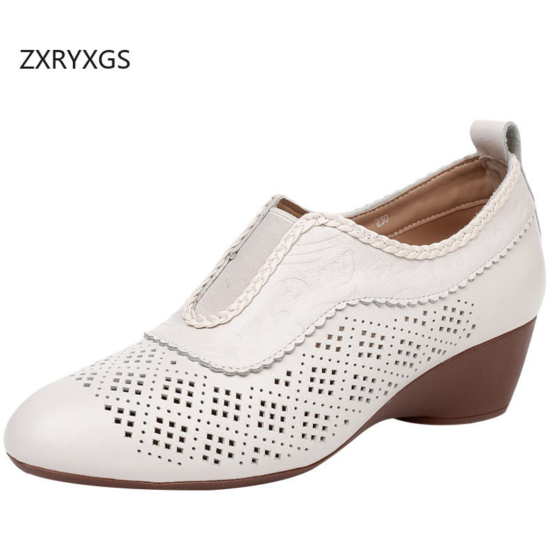 Women Shoes Size 4 In Cm - ZXRYXGS Strato superiore in pelle bovina