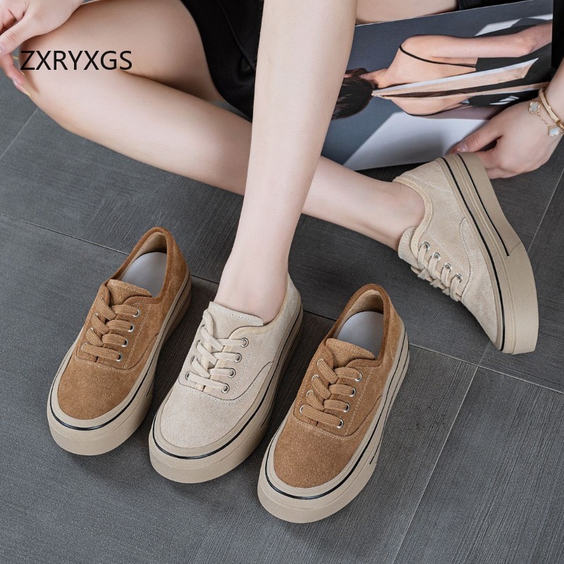 Women Shoes Size 4 In Cm - ZXRYXGS Nuove Sneakers Autunnali in Pelle