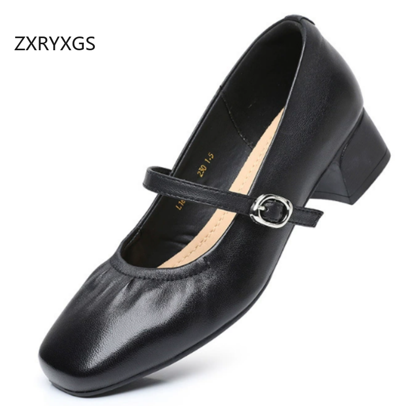 Women Shoes Size 4 In Cm - ZXRYXGS Scarpe Eleganti in Vera Pelle