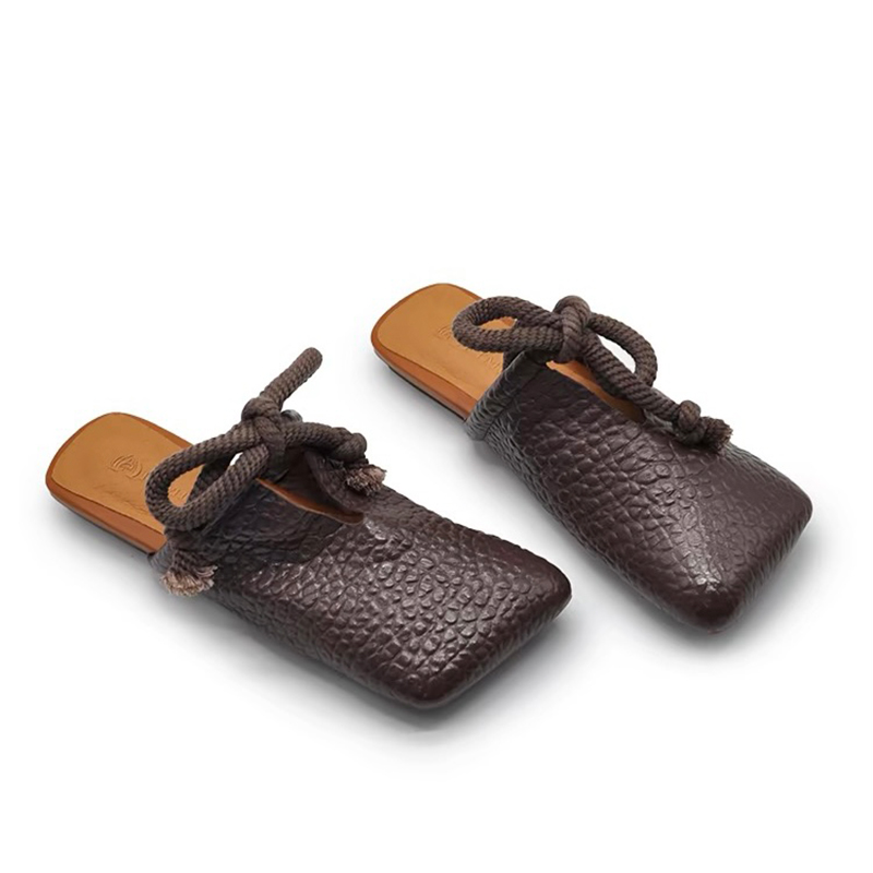 Women Shoes Size 7 - Ciabatte con Punta Quadrata da Donna,