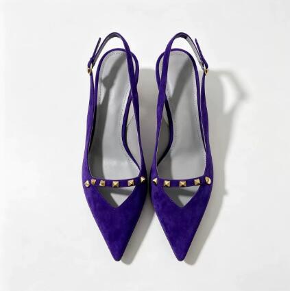 Women Shoes Size 4 In Cm - Scarpe da Donna Eleganti in Camoscio
