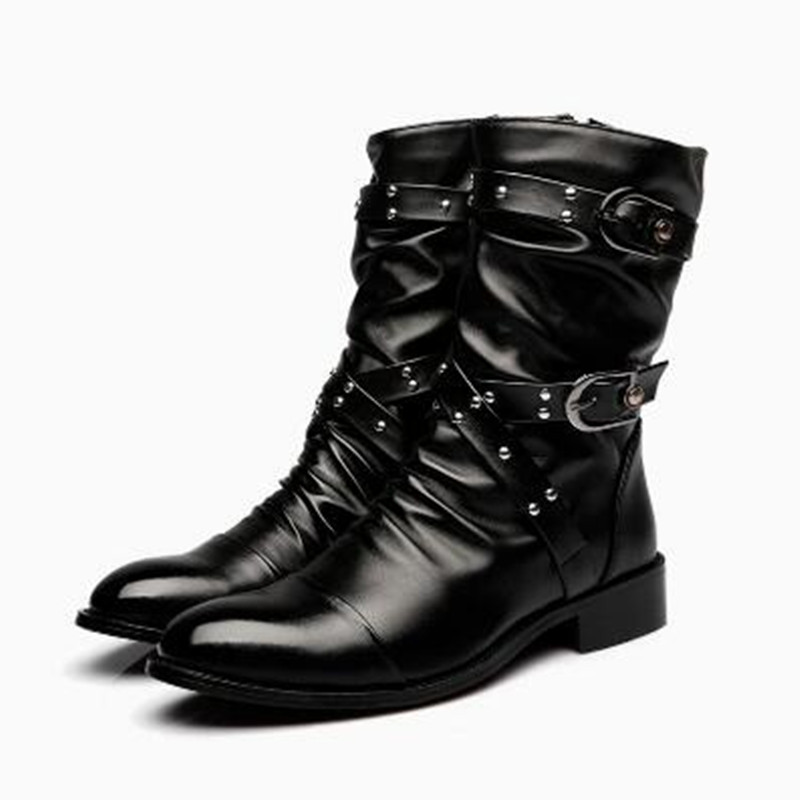 Women'S Shoes Chelsea - Stivali in Pelle di Alta Qualità