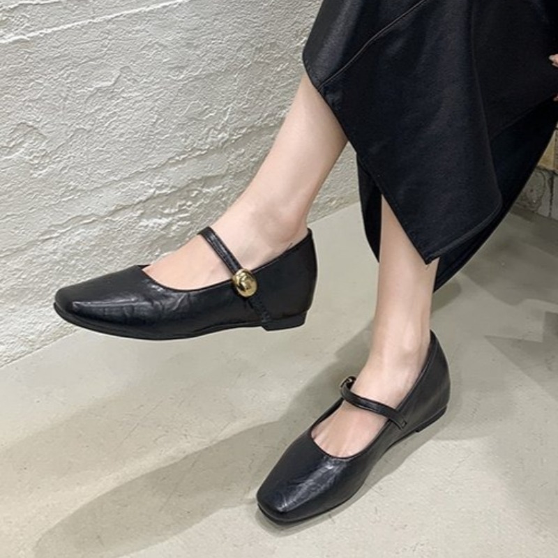 Women Shoes Black - Scarpe Basse da Donna in Pelle
