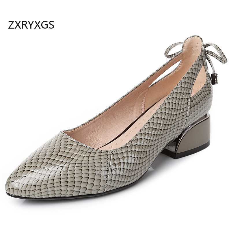 Women Shoes Size 4 In Cm - ZXRYXGS 2025 Nuovo Autunno Top Pelle