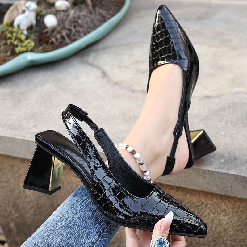 Sandali con tacco alto estivi  - Women Shoes Black recensione e prezzo