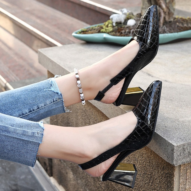 Sandali con tacco alto estivi  - Women Shoes Black recensione e prezzo