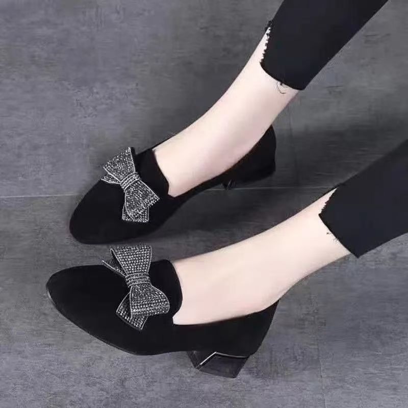 2025 Scarpe con tacco basso co - Women Shoes Black recensione e prezzo