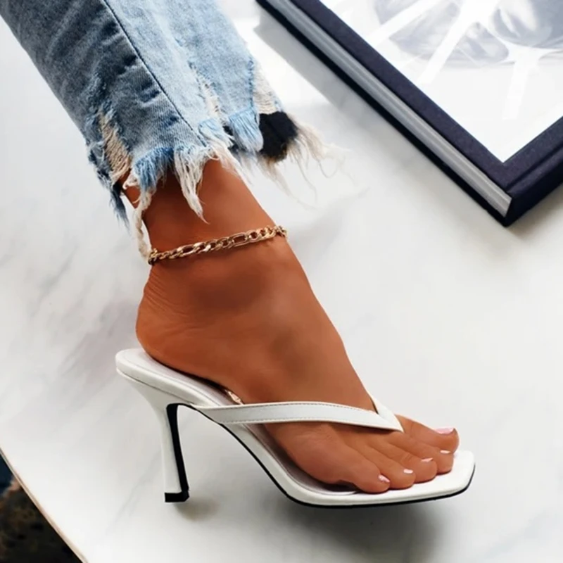 Infradito con tacco da donna a - Women Shoes Black recensione e prezzo