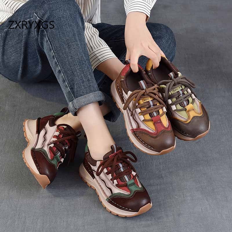 ZXRYXGS Top Pelle bovina Color - Women Shoes Size 4 In Cm recensione e prezzo