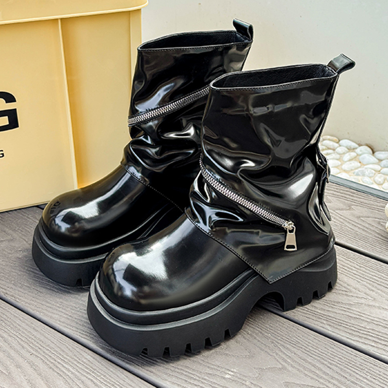 Scarpe in pelle con plateau mo - Women'S Shoes Chelsea recensione e prezzo