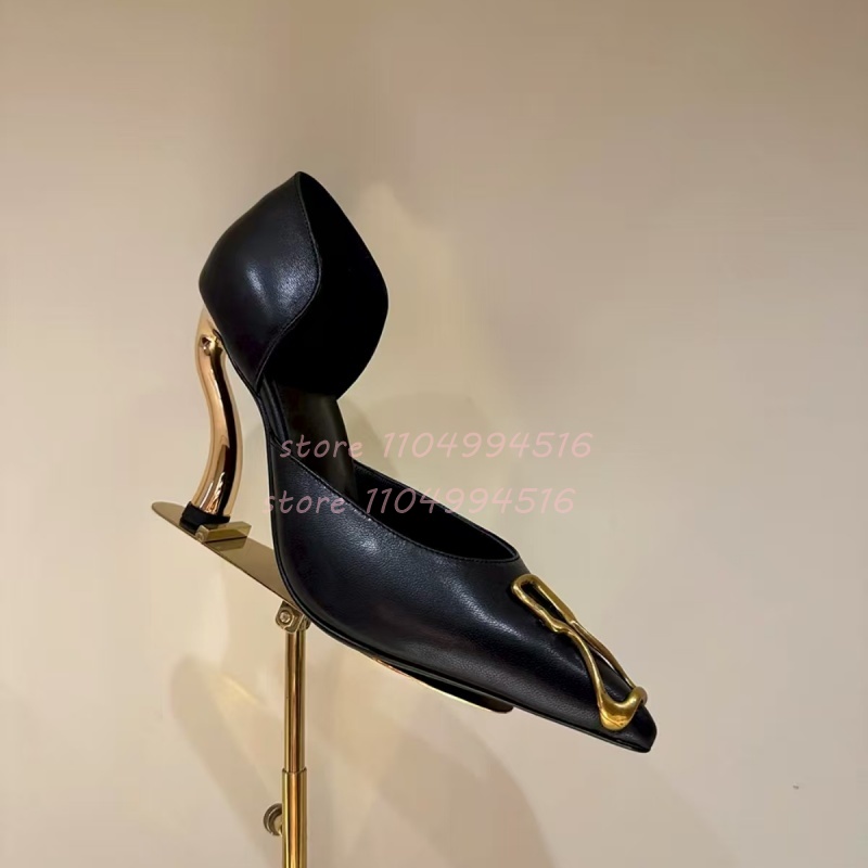 Décolleté con tacco in pelle s - Women Shoes Black recensione e prezzo