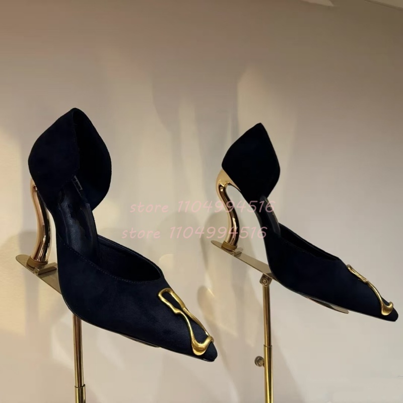 Décolleté con tacco in pelle s - Women Shoes Black recensione e prezzo