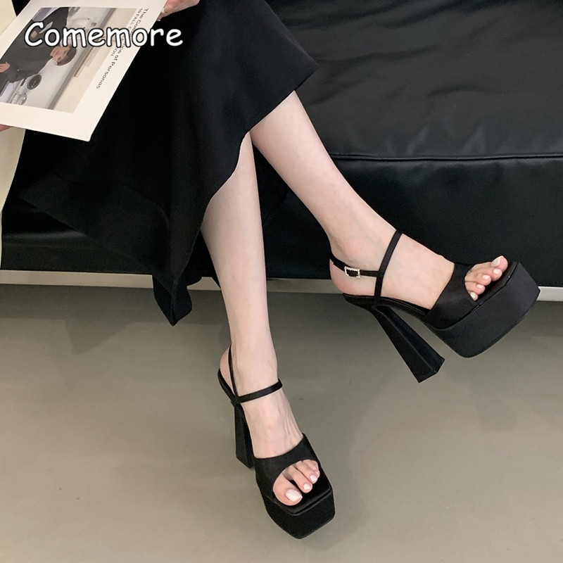 15CM Tacchi alti Piattaforma r - Women Shoes Black recensione e prezzo