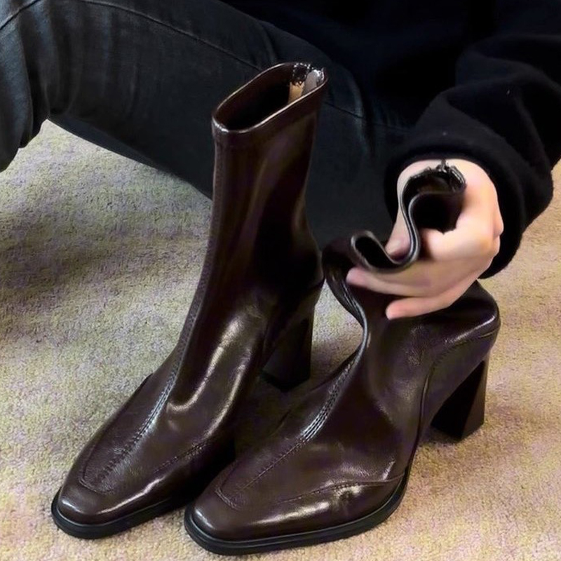 Stivaletti da donna con tacco  - Women'S Shoes Chelsea recensione e prezzo